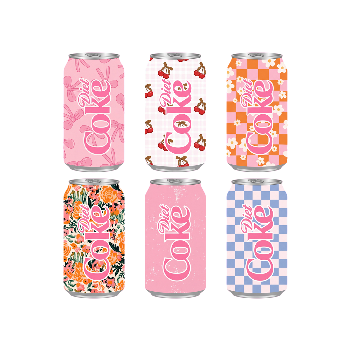 Girly Soda Can Print
