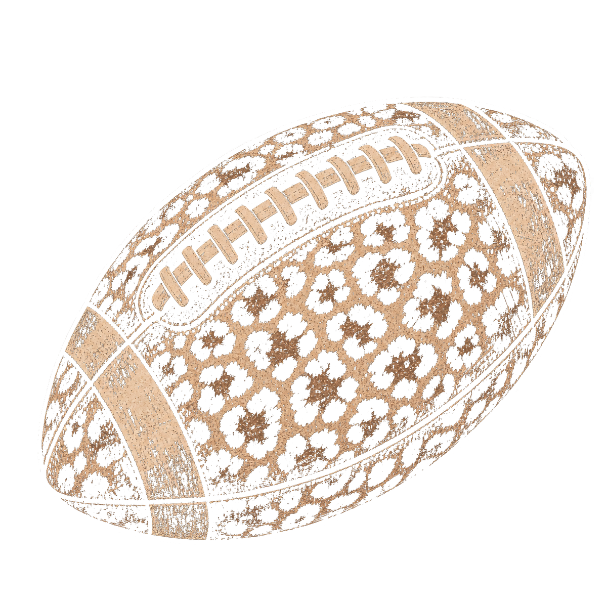 Leopard Football Print