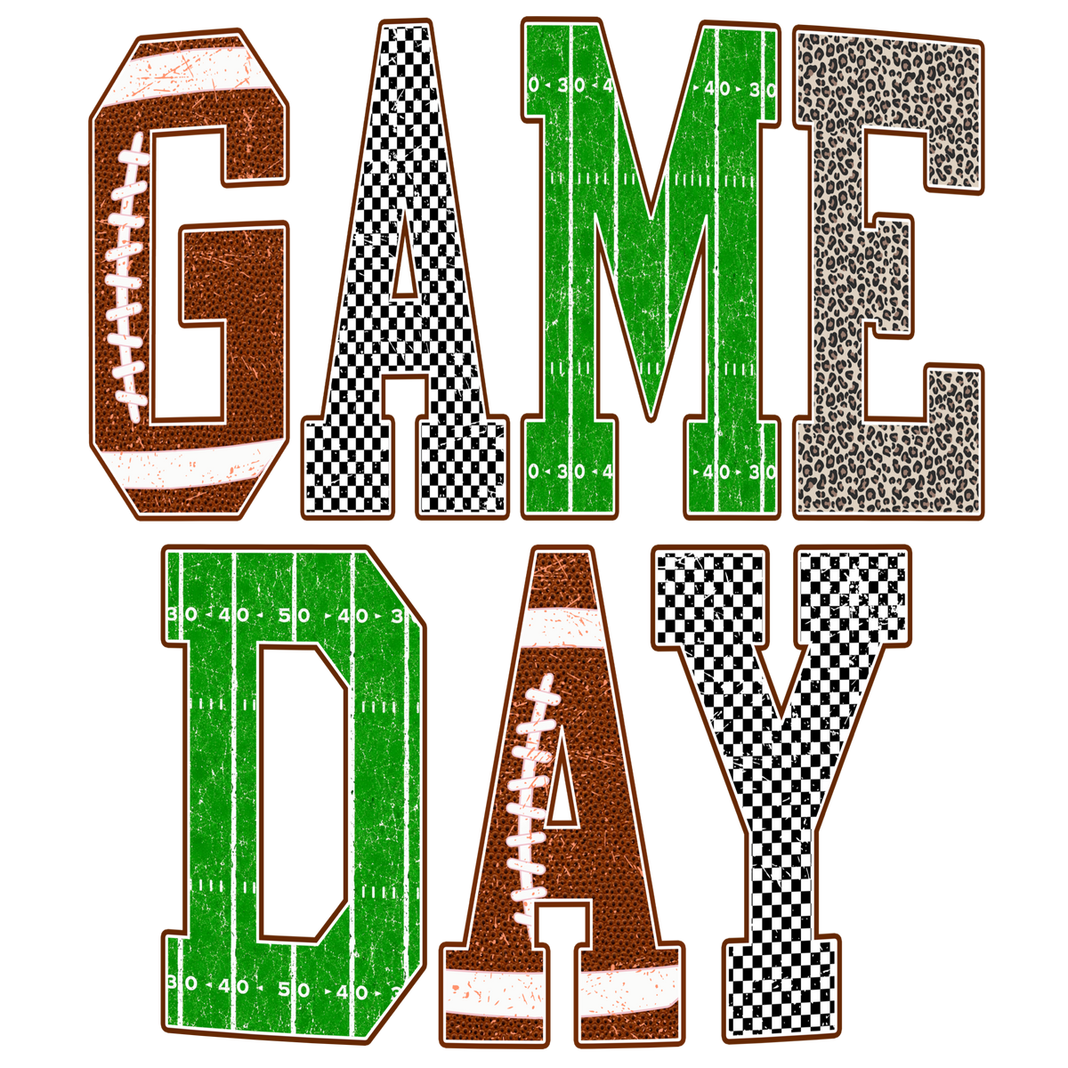 Game Day Varsity Football Print