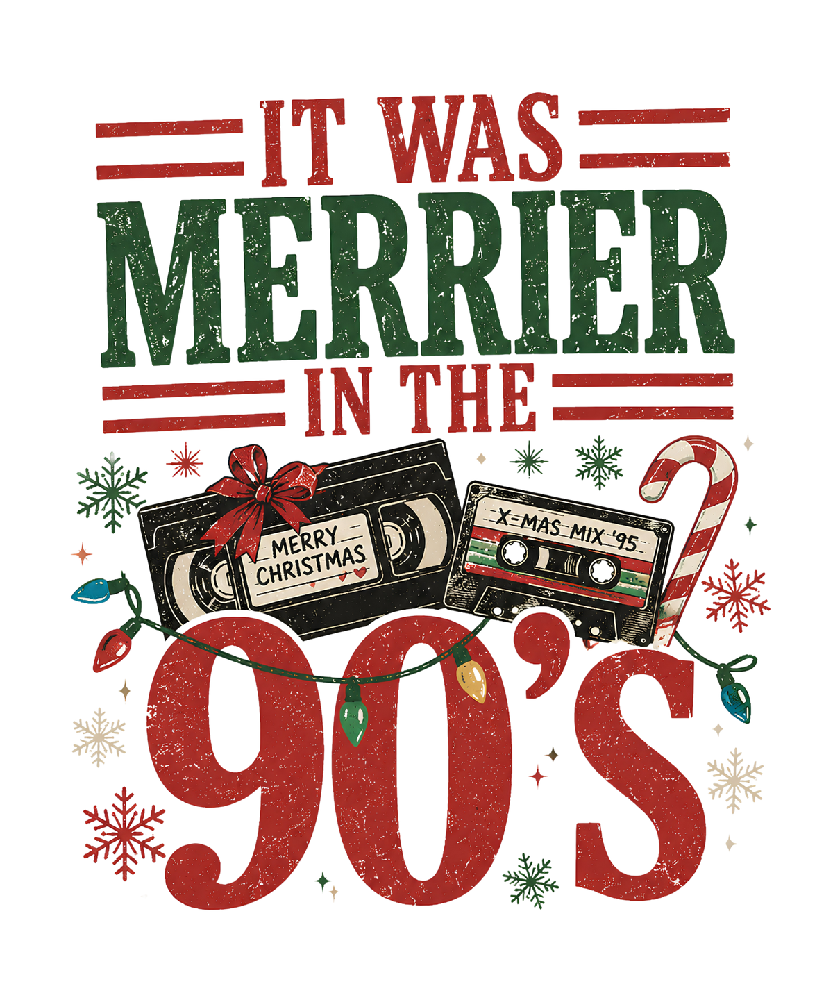 It Was Merrier in the 90's Print