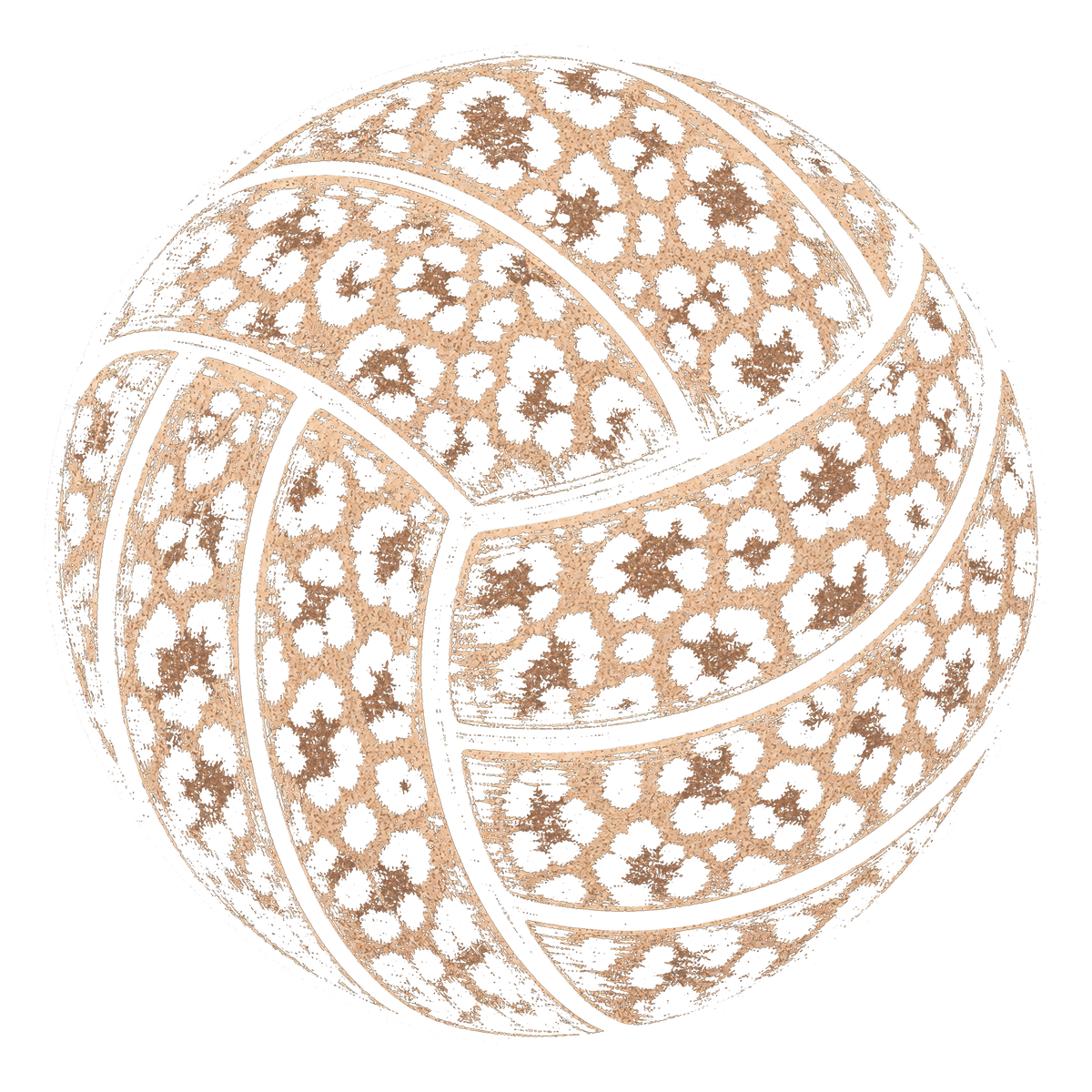 Leopard Volleyball Print