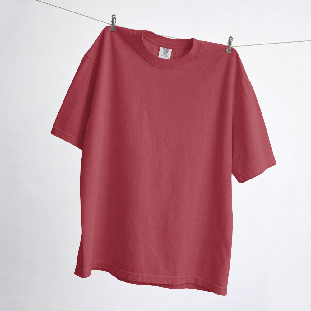 Crimson Comfort Colors tee