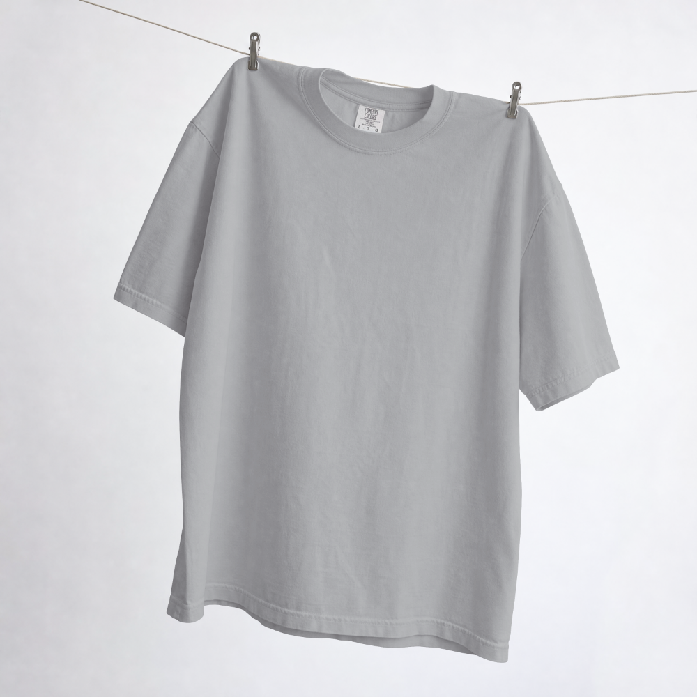 Grey Comfort Colors tee