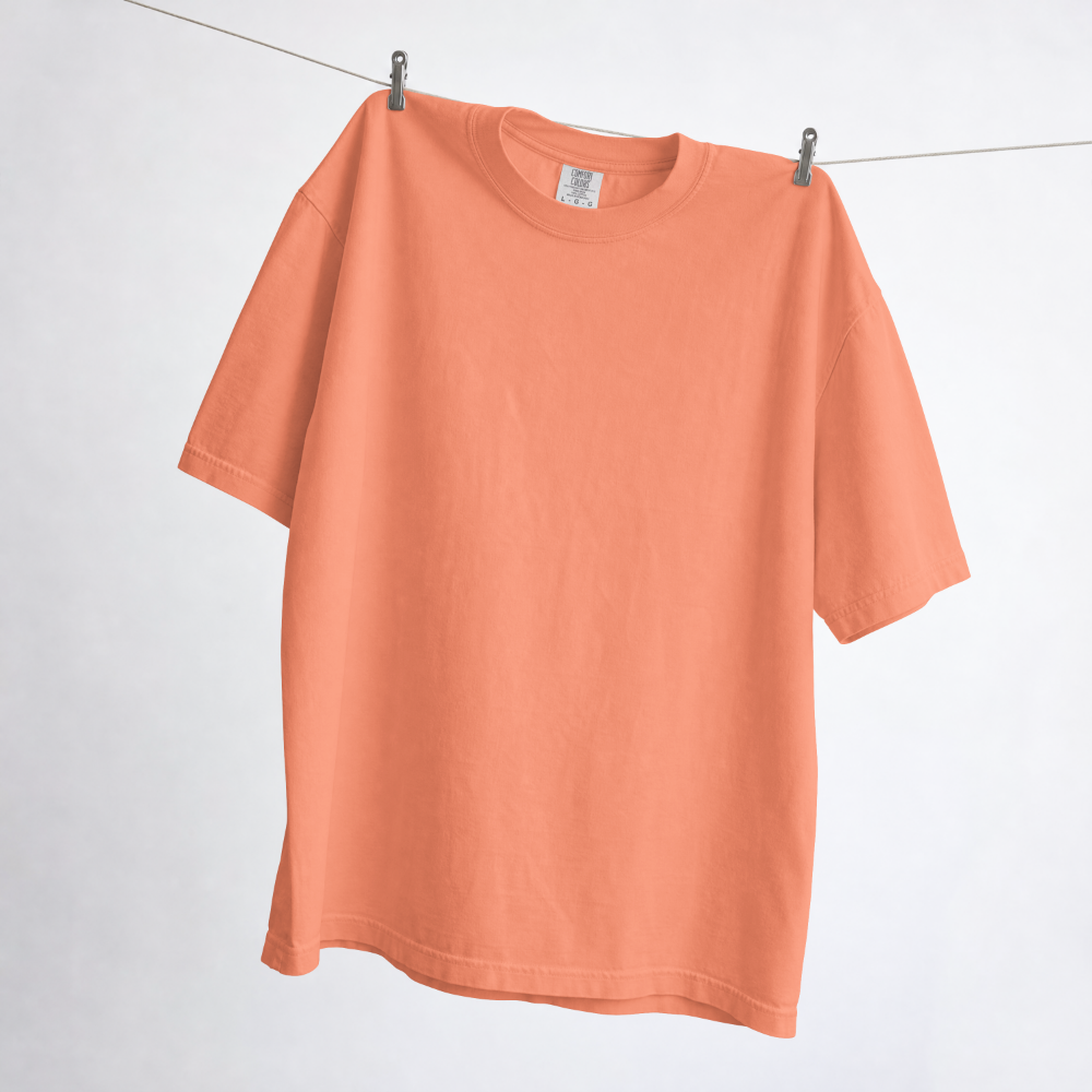 Melon Comfort Colors tee