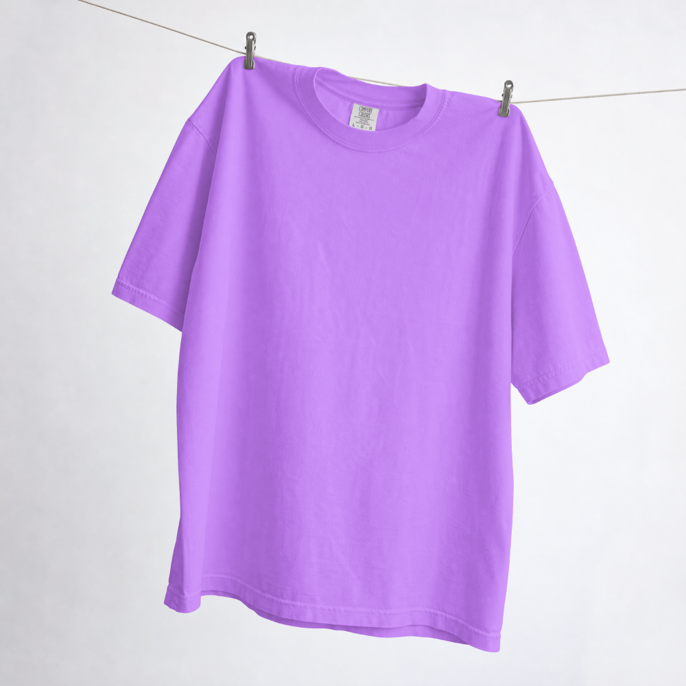 Neon Violet Comfort Colors tee