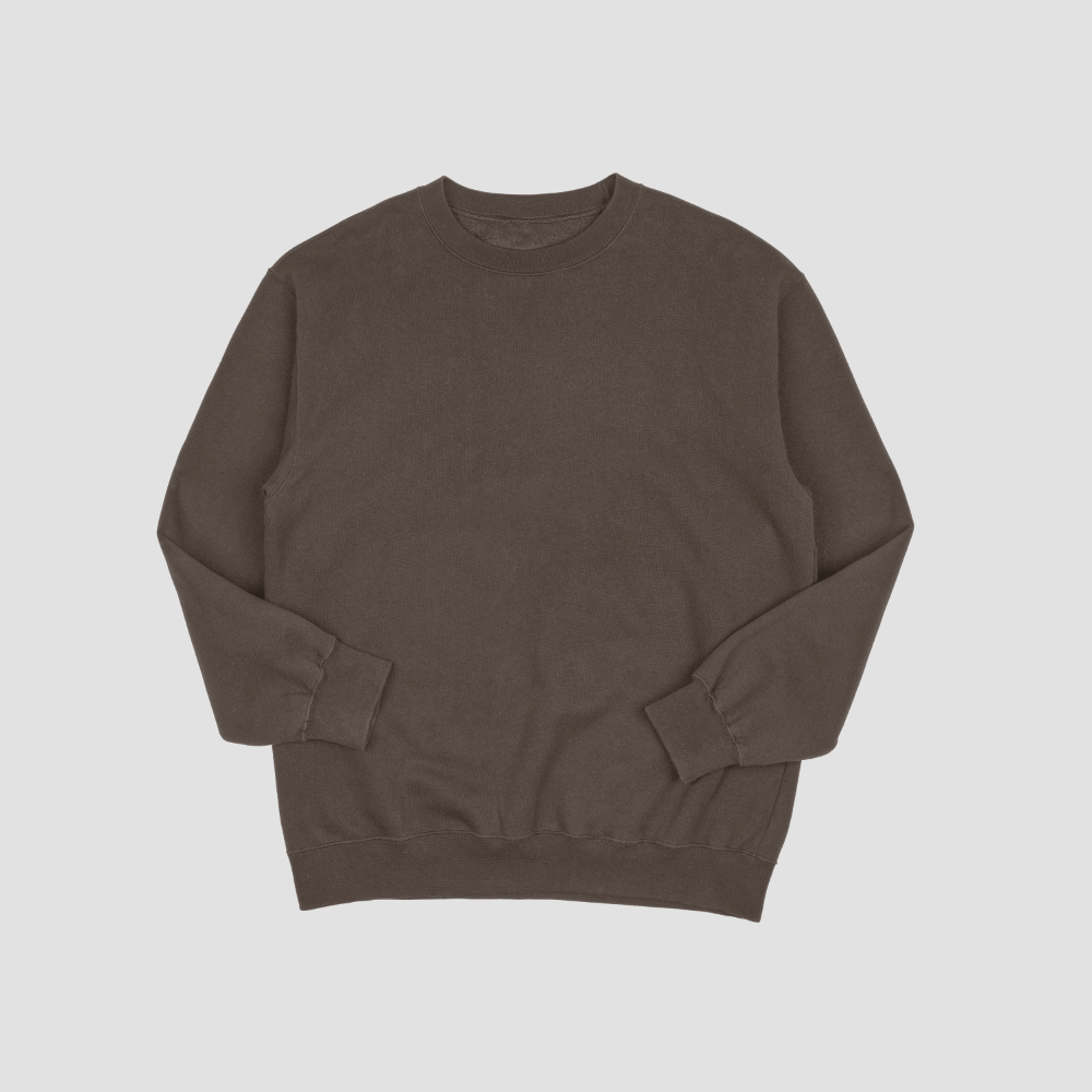 Dark Brown Gildan crewneck sweatshirt