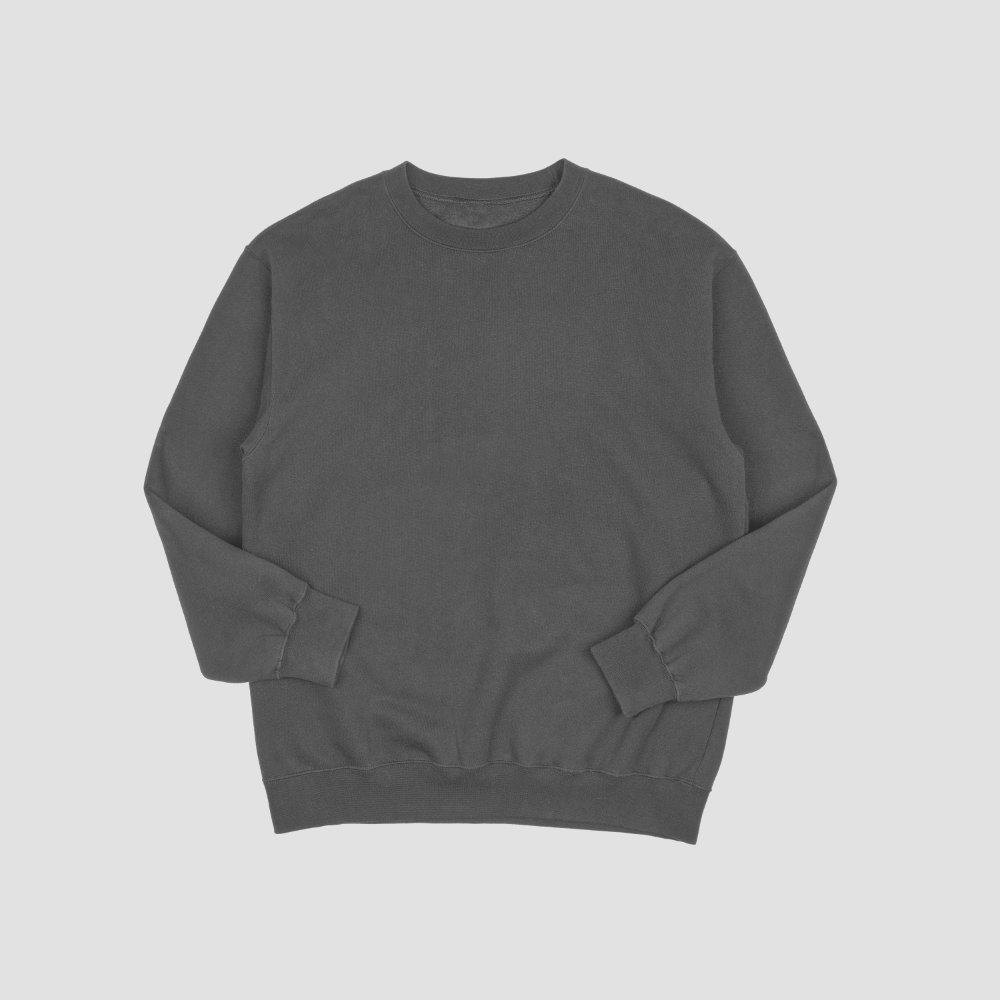 Dark Heather Gildan crewneck sweatshirt