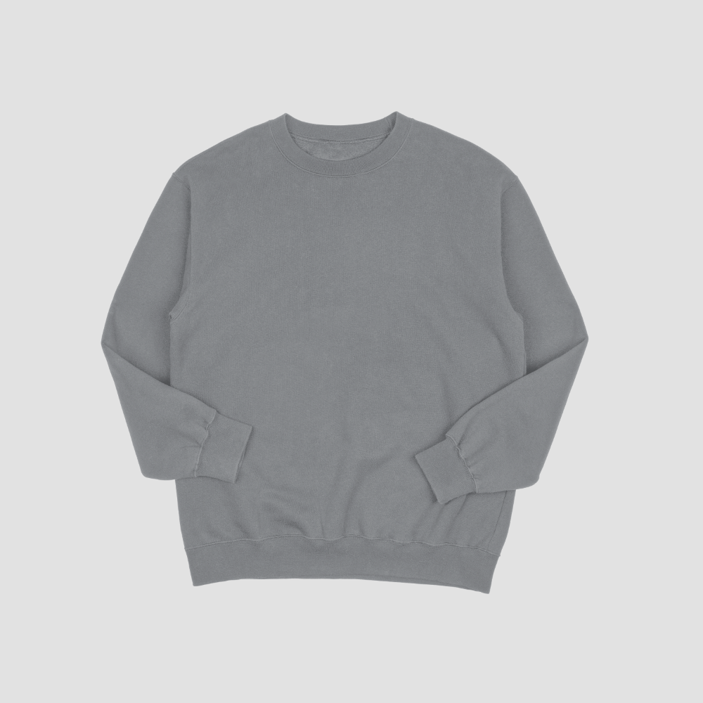 Graphite Heather Gildan crewneck sweatshirt