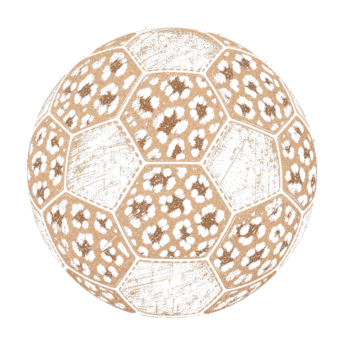 Leopard Soccer Ball Print