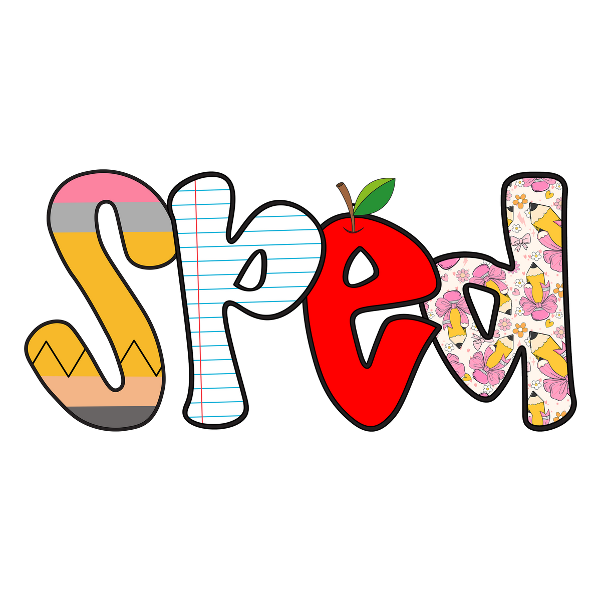 SPED School Patterns Print
